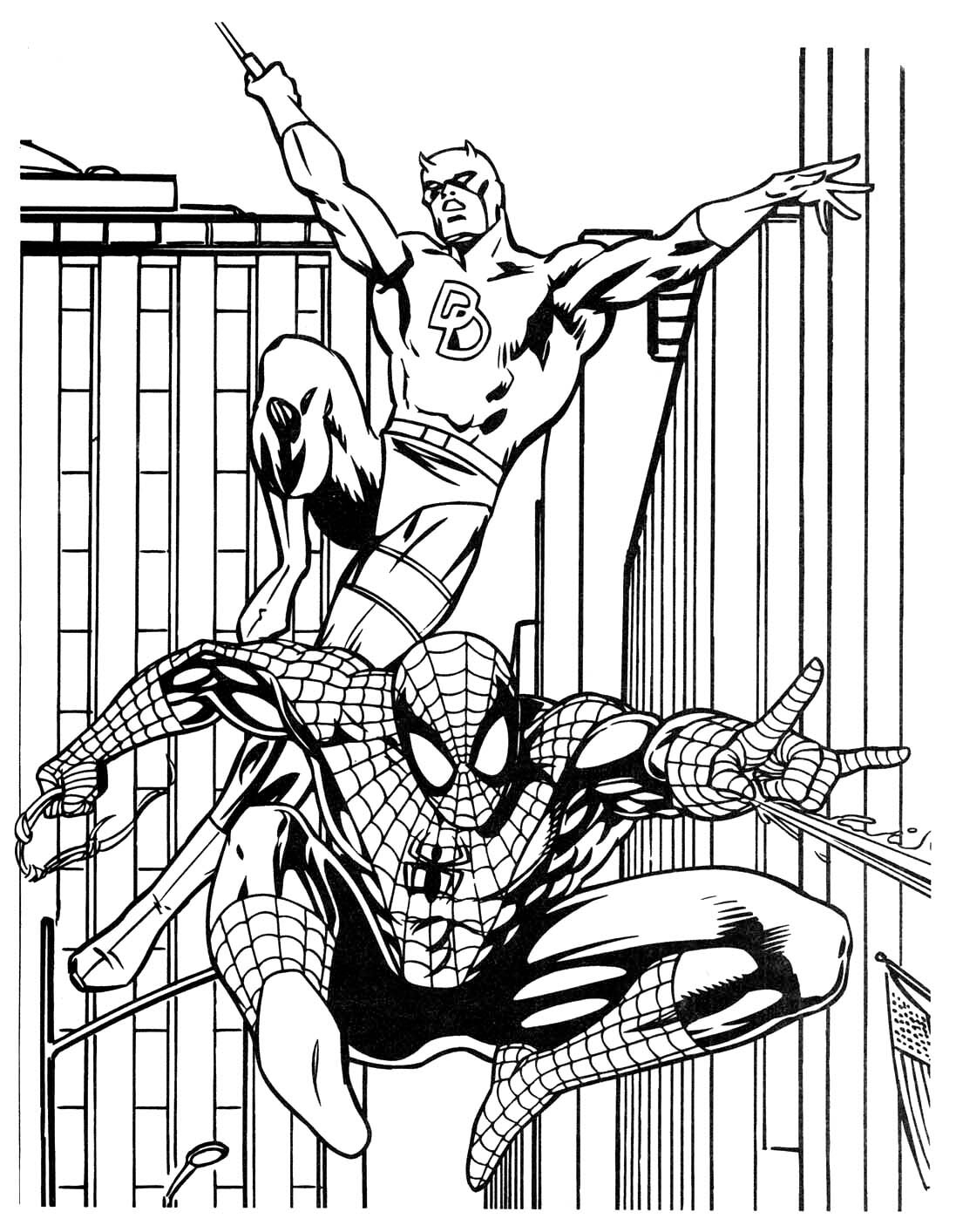 Superhero Coloring Pages Printable Coloring Pages FREE