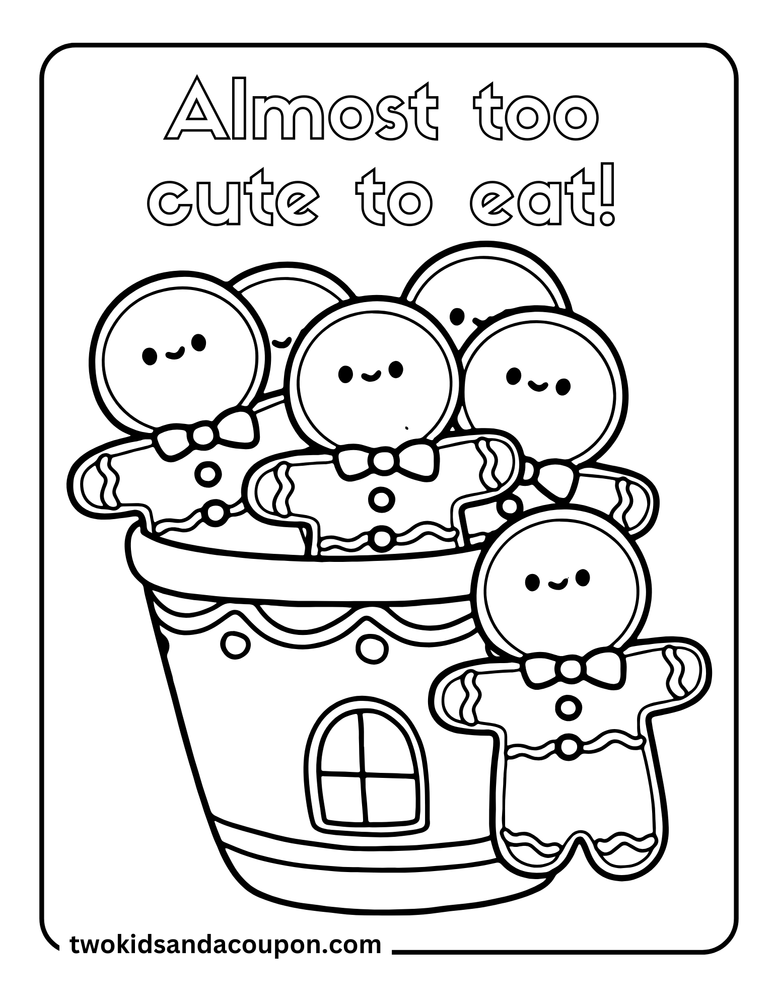 Sweeten Up Your Holidays With 9 Gingerbread Coloring Pages Sweeten Up Your Holidays With 9 Gingerbread Coloring Pages