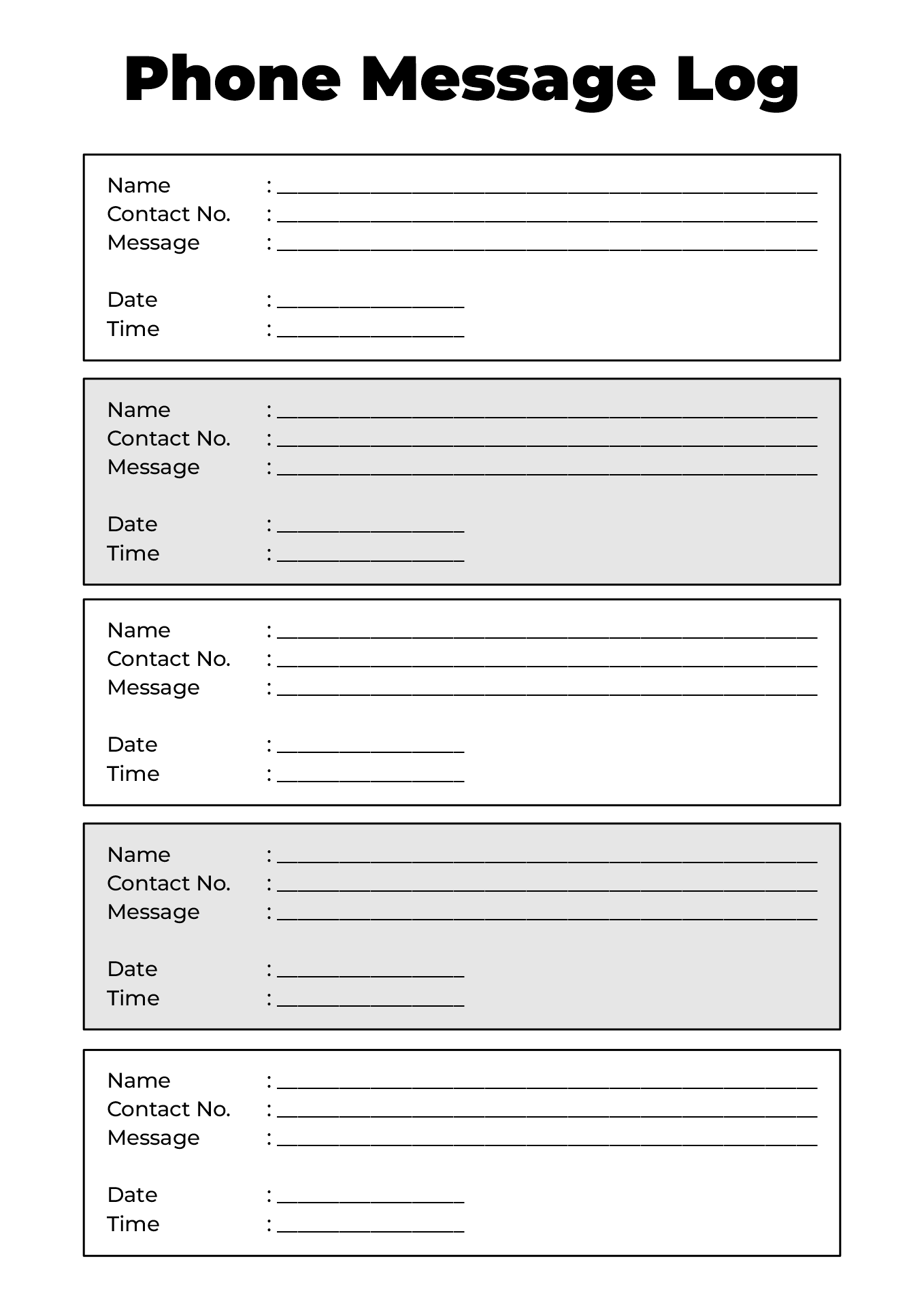 Telephone Message Template 10 Free PDF Printables Printablee Telephone Message Template 10 Free PDF Printables Printablee