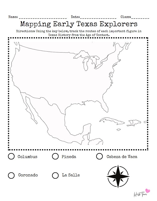 Texas History Spanish Exploration And Colonization Bundle Amped Up Learning