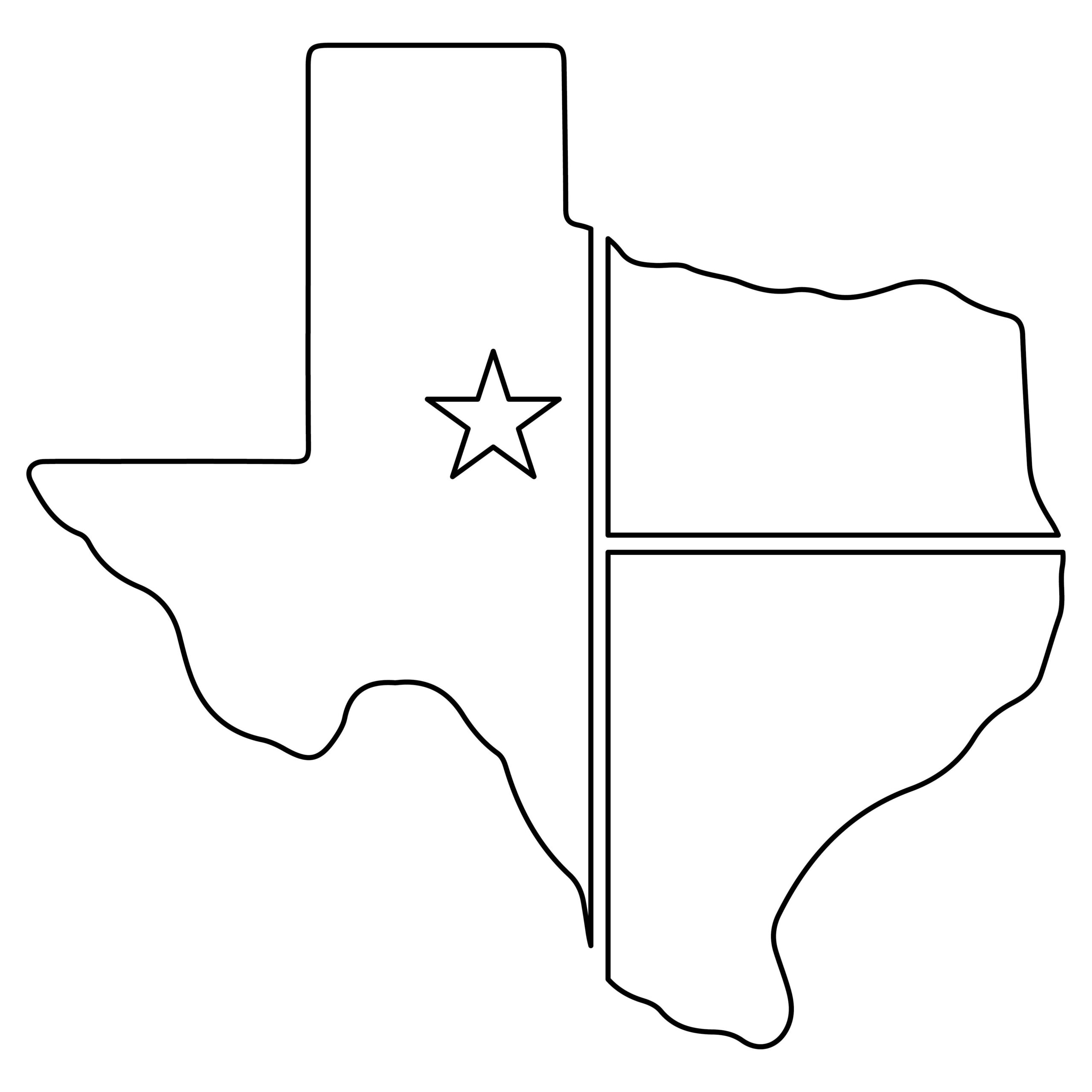 Texas Map Template 10 Free PDF Printables Printablee Texas Map Template 10 Free PDF Printables Printablee