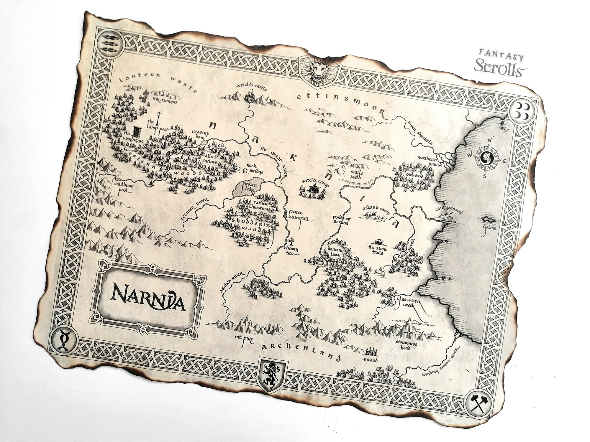 Map Of Narnia Printable