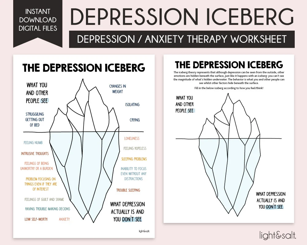 Depression Worksheets Printable