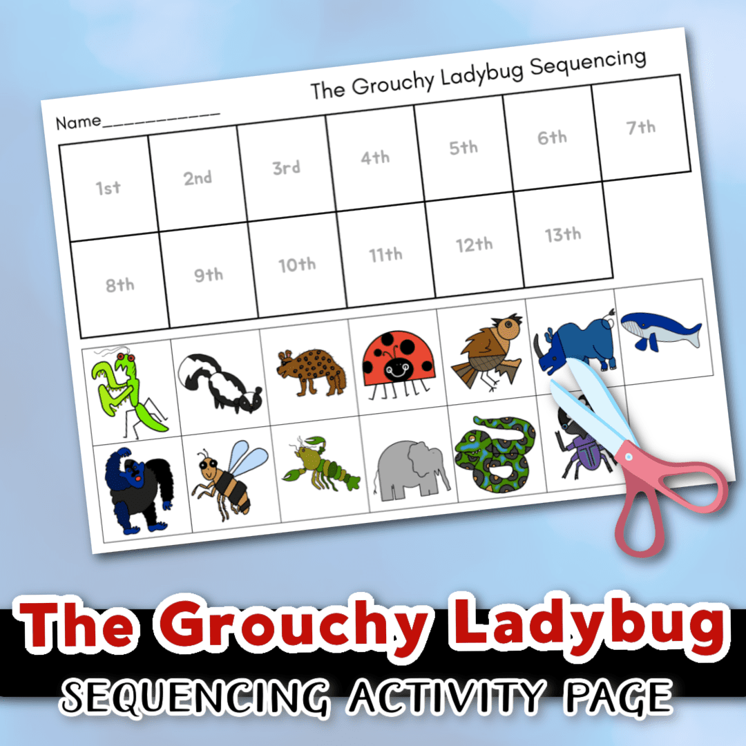 Free Printable Grouchy Ladybug Worksheets