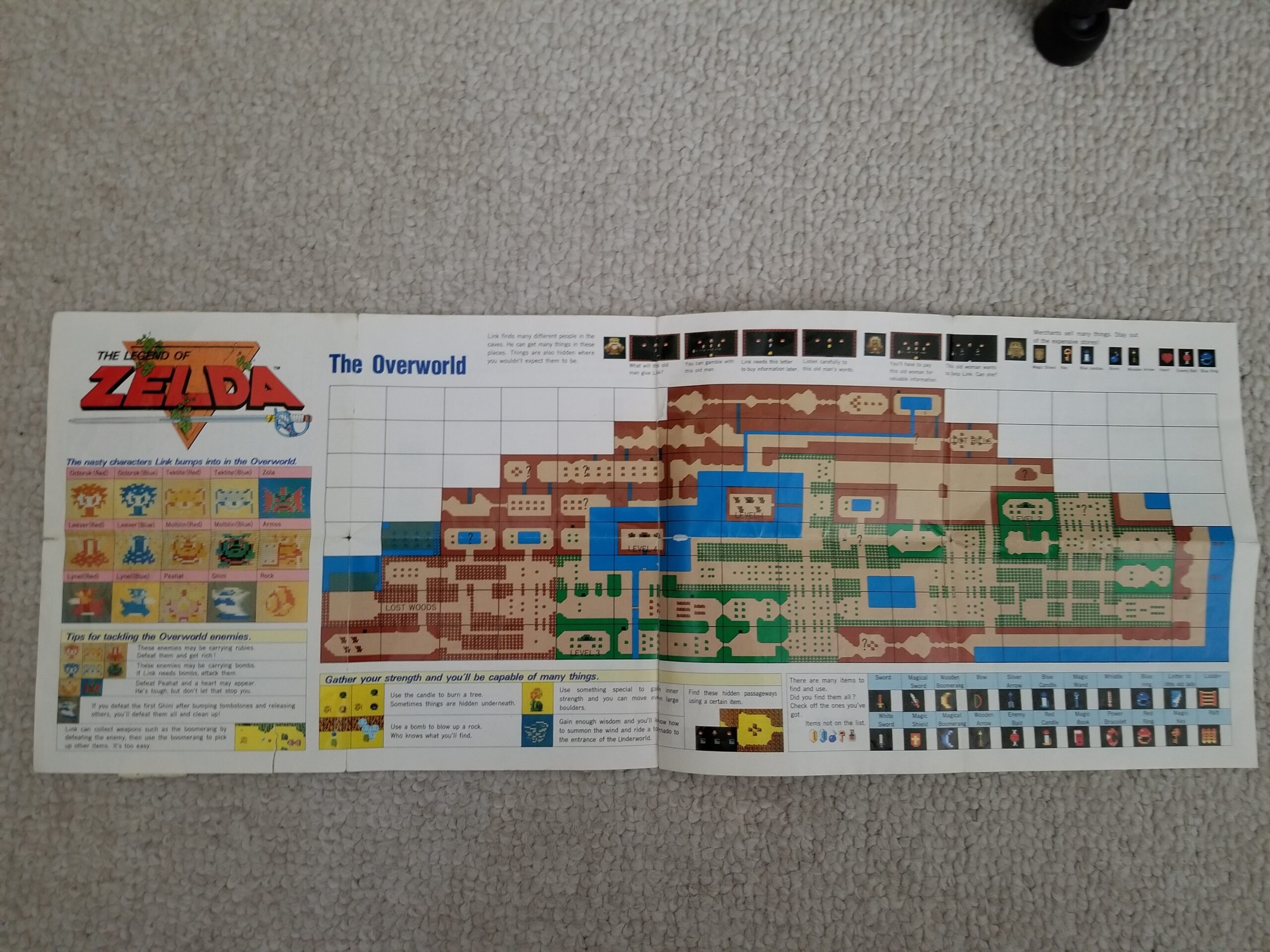 The Legend Of Zelda 1987 NES Map Free Download Borrow And The Legend Of Zelda 1987 NES Map Free Download Borrow And