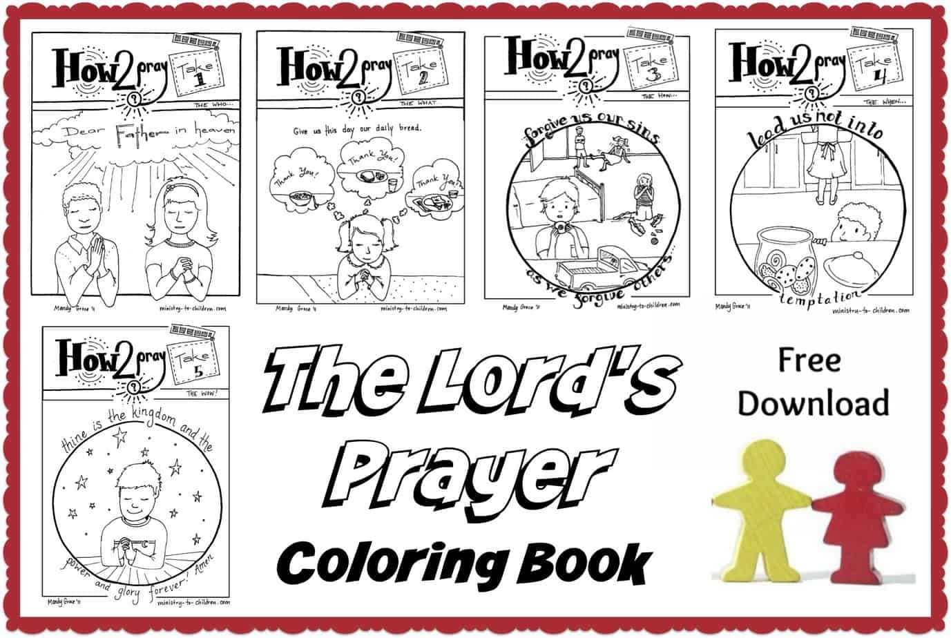 The Lord s Prayer For Kids Free Lessons Activities U0026 Coloring Pages