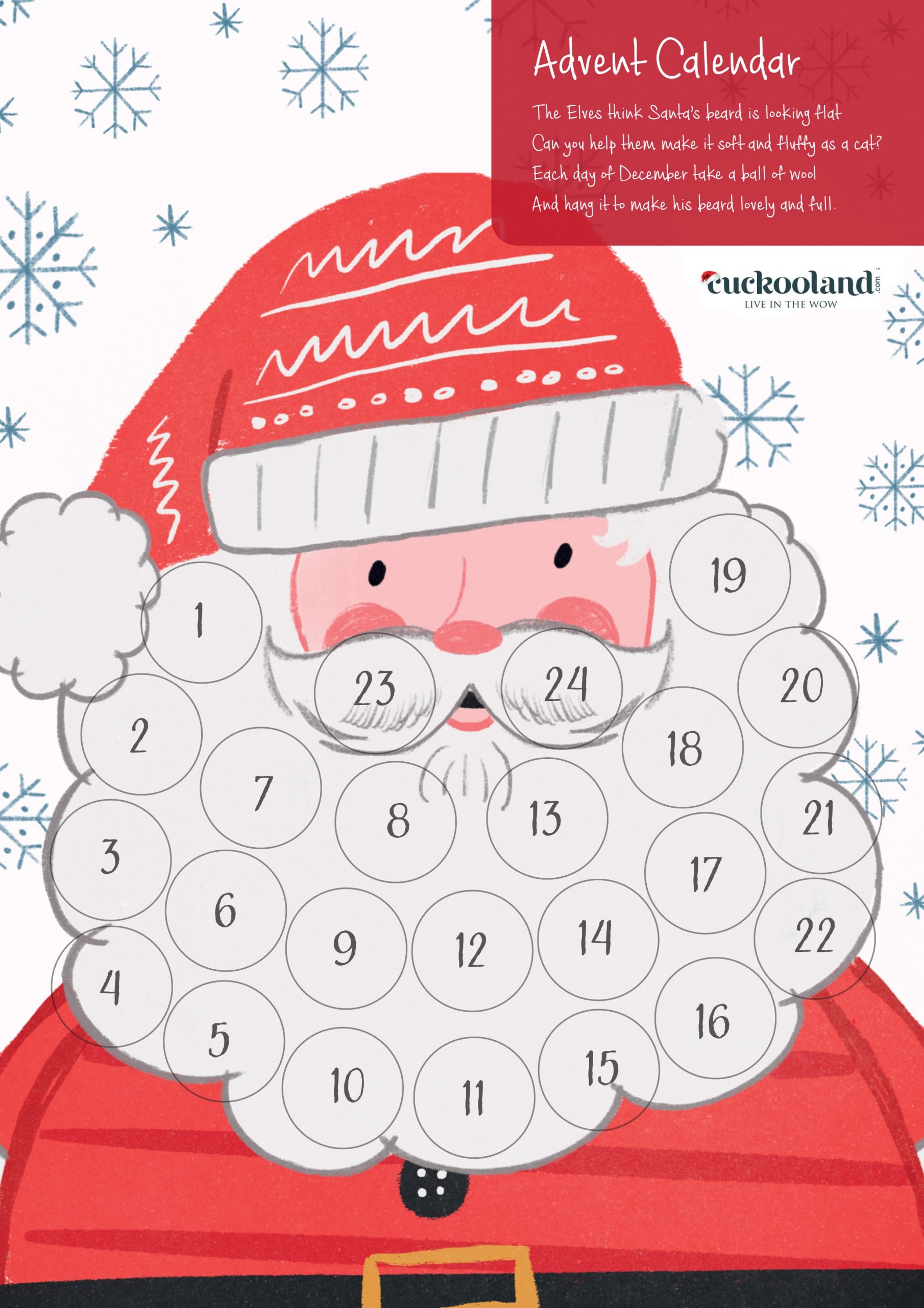 Printable Christmas Calendar