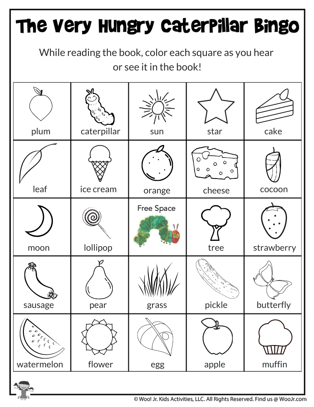 The Very Hungry Caterpillar Activities And Lesson Plan Woo Jr Kids Activities Children s Publishing