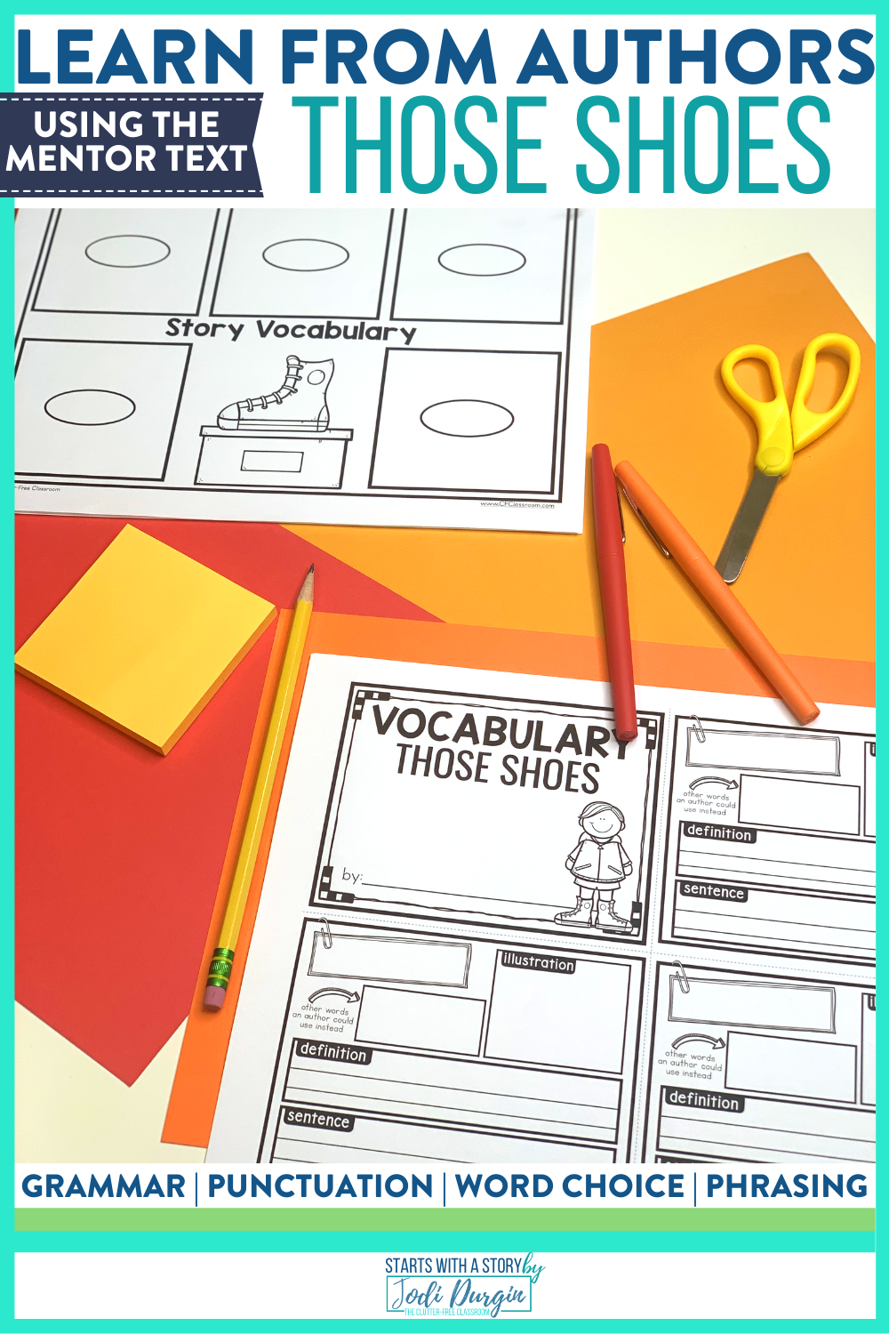 Those Shoes Book Activities