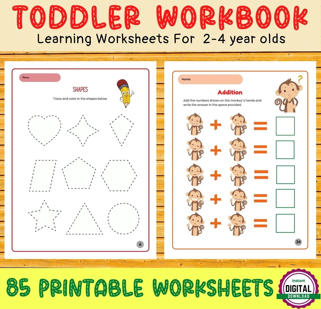 4 Year Old Printable Worksheets