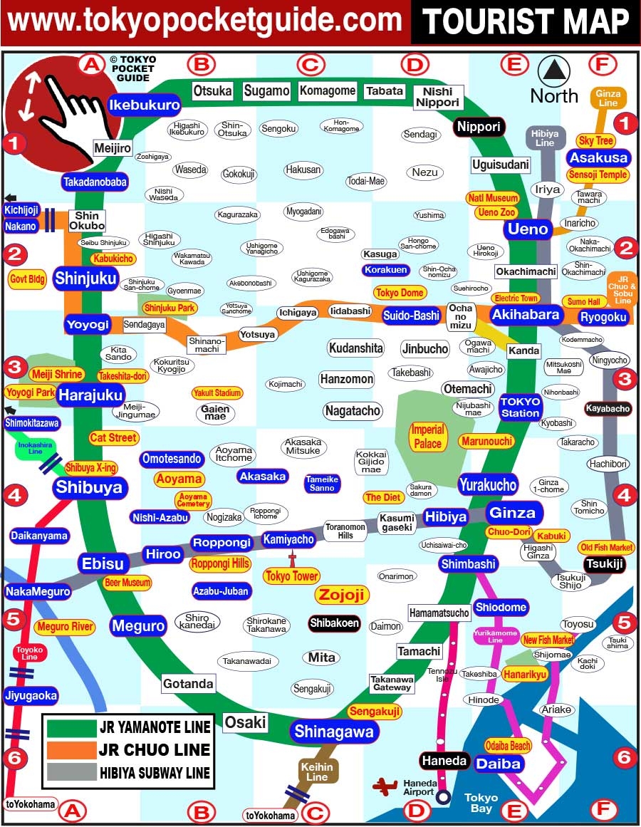 TOKYO POCKET GUIDE Tokyo Tourist Map In English With The Best Sightseeing Attractions TOKYO POCKET GUIDE Tokyo Tourist Map In English With The Best Sightseeing Attractions