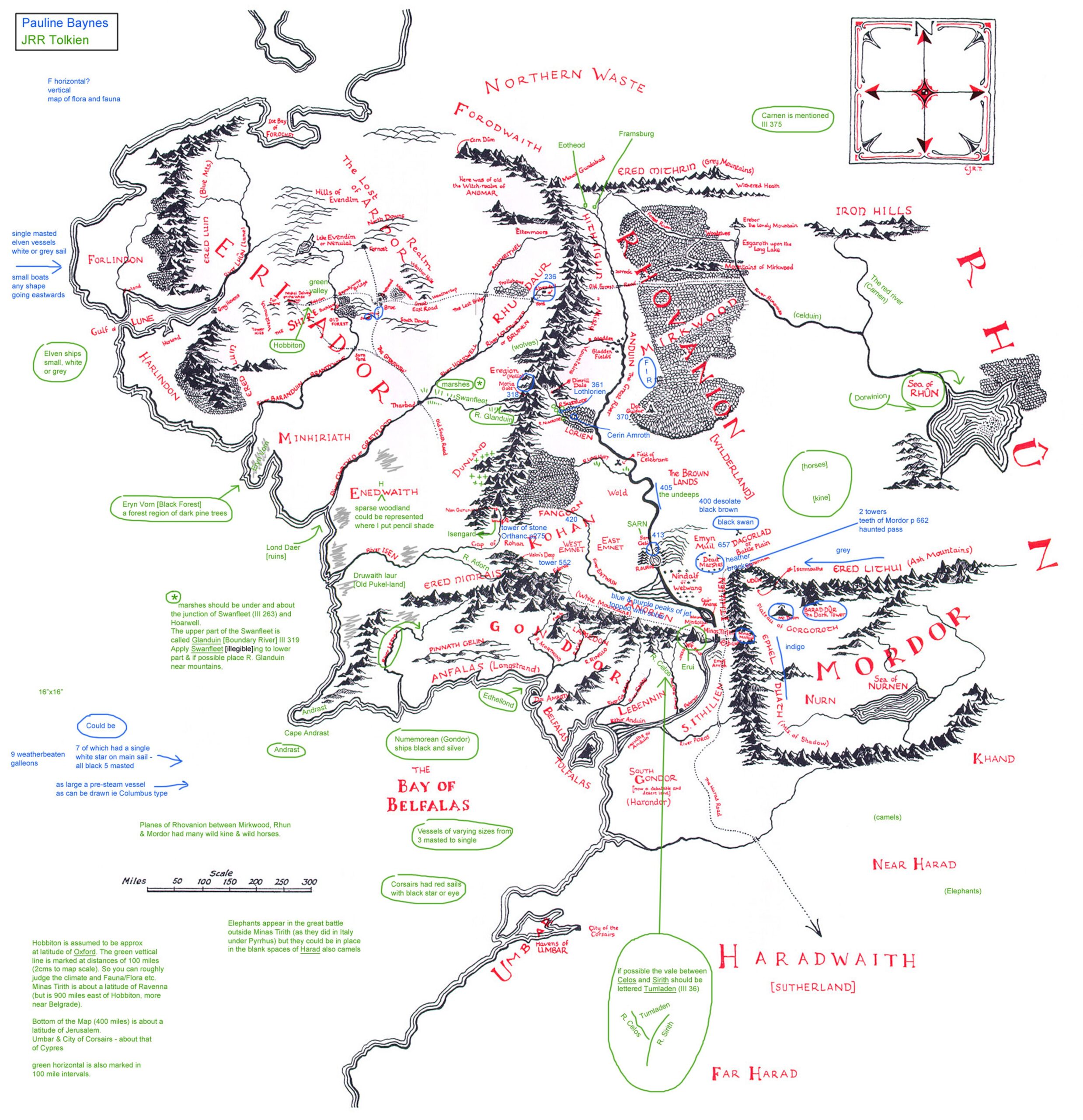 Printable Maps Of Middle Earth