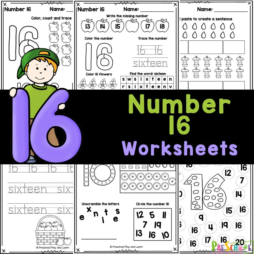 TONS Of FREE Printable Preschool Worksheets