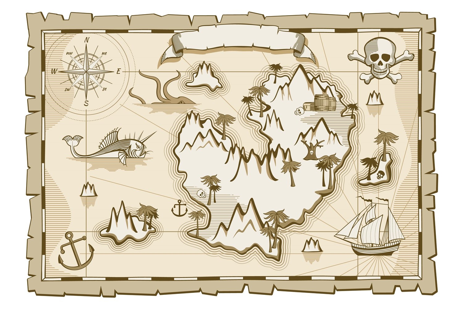 Pirate Map Printable