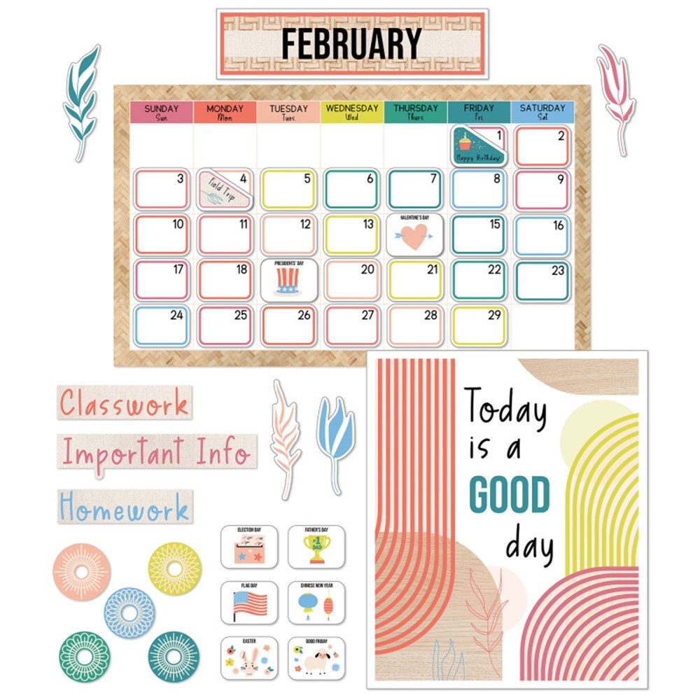 True To You Calendar Bulletin Board Set CD 110589 Carson Dellosa Education Calendars