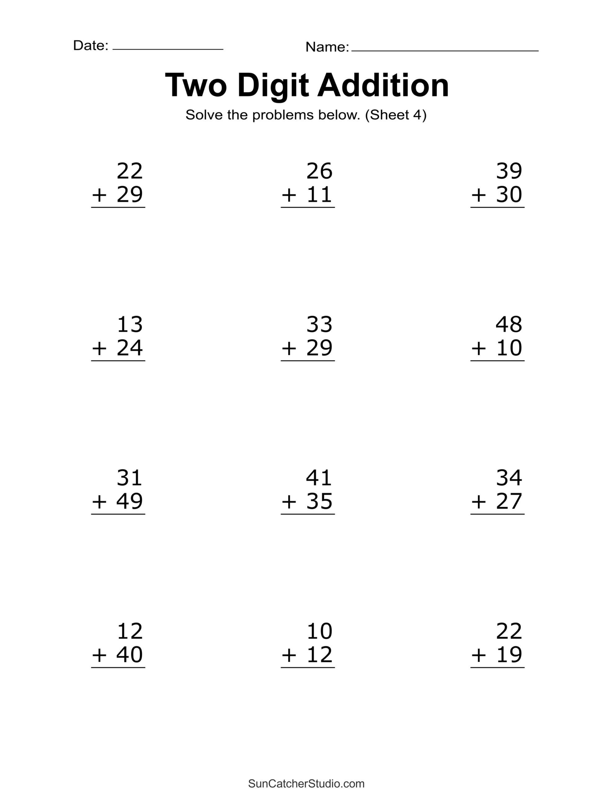 Printable Math Addition Worksheets For Kindergarten Printable Math Addition Worksheets For Kindergarten