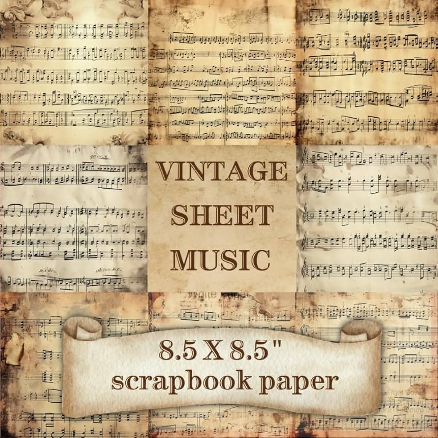 Printable Vintage Music Sheets