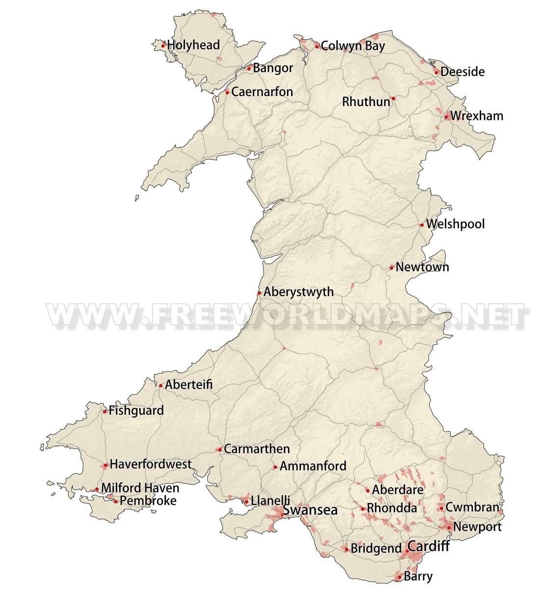 Wales Maps By Freeworldmaps