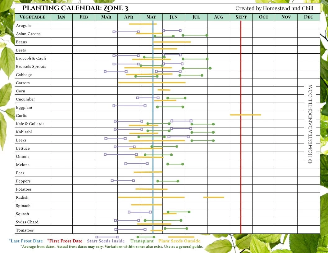 When To Start Seeds Indoors Planting Calendars For Every Zone Homestead And Chill