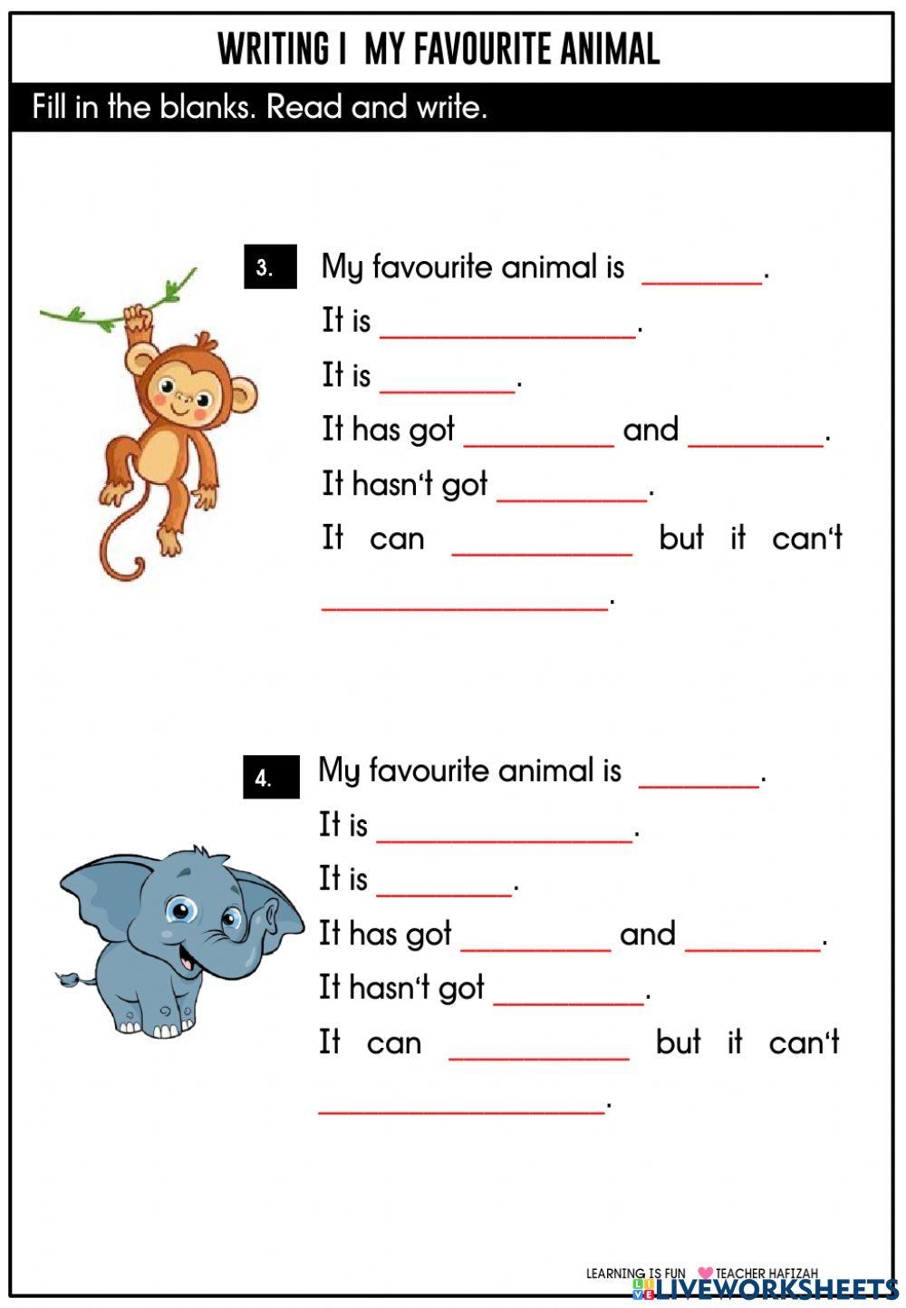 Year 4 Writin Free Interactive Worksheets 1513968